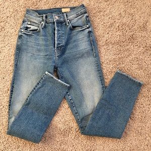 MOTHER Denim The Stunner High Rise Jeans - The Love Experiment W24